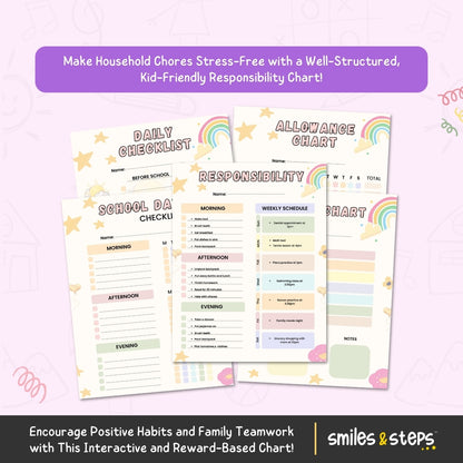 Chore Chart for Kids: Organize, Motivate & Track