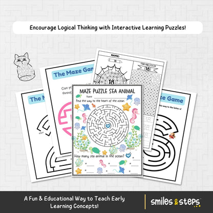 Brain-Boosting Maze Worksheet for kids: Fun & Educational