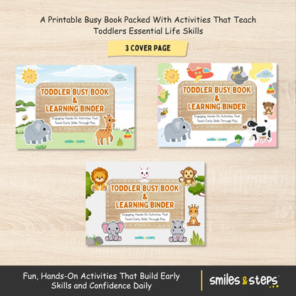Toddler Busy Book & Learning Binder – Calm, Confident Little Learners