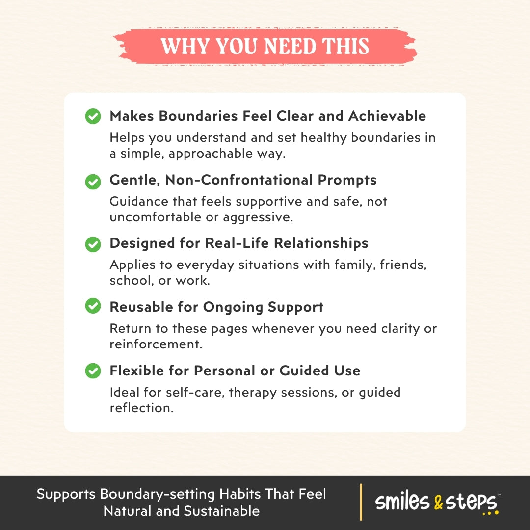 Teen Personal Boundaries Workbook – Build Confidence & Healthy Limits