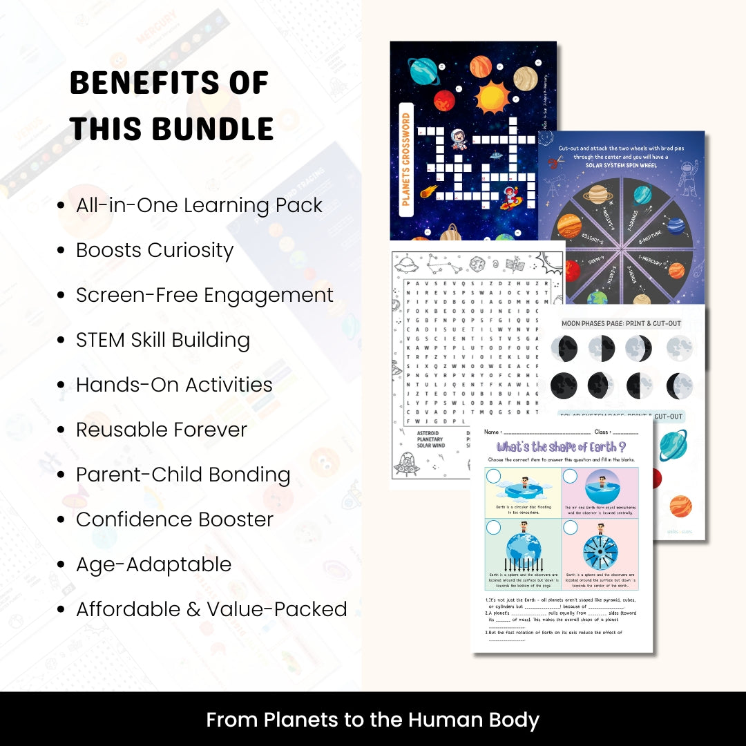Space & Science Mega Kit – 774+ STEM Pages for Curious Kids