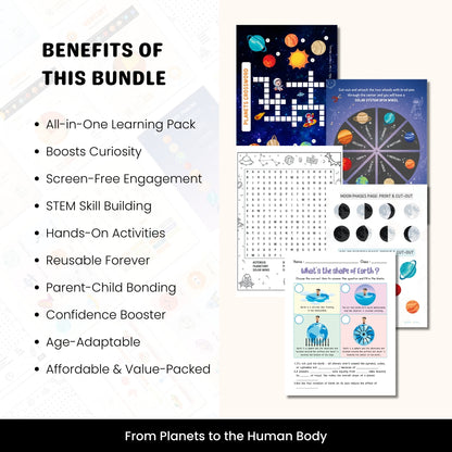 Space & Science Mega Kit – 774+ STEM Pages for Curious Kids