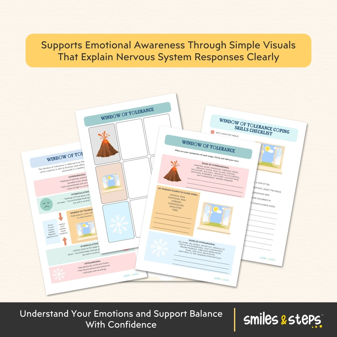 Teen Emotional Regulation Workbook – Window of Tolerance Made Simple