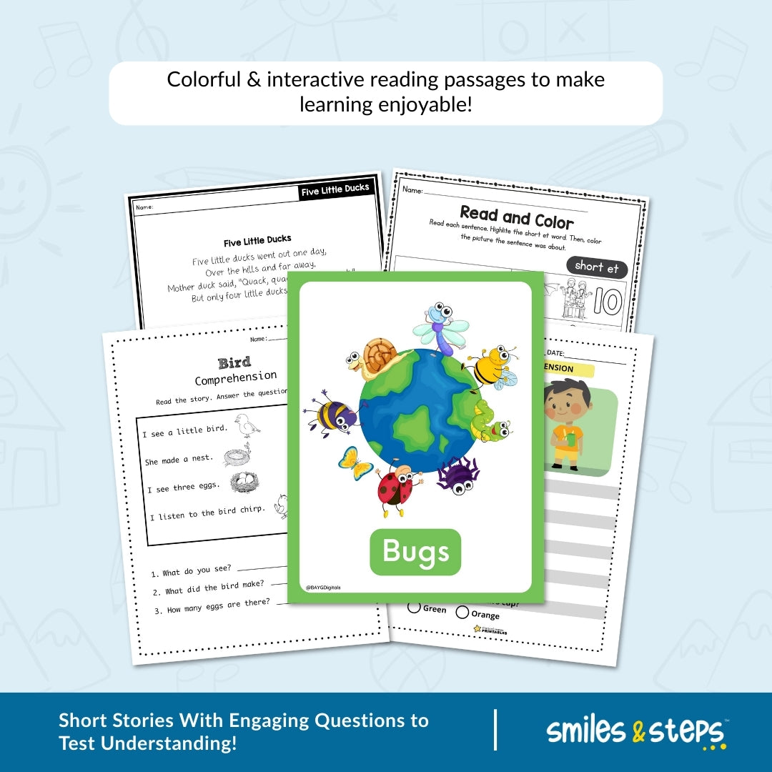 Complete Reading Comprehension Pack for Kids 15+ Tools for Better Reading & Understanding