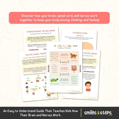 The Polyvagal Theory for Kids | Human Nervous System Workbook | Brain & Body Fun Facts
