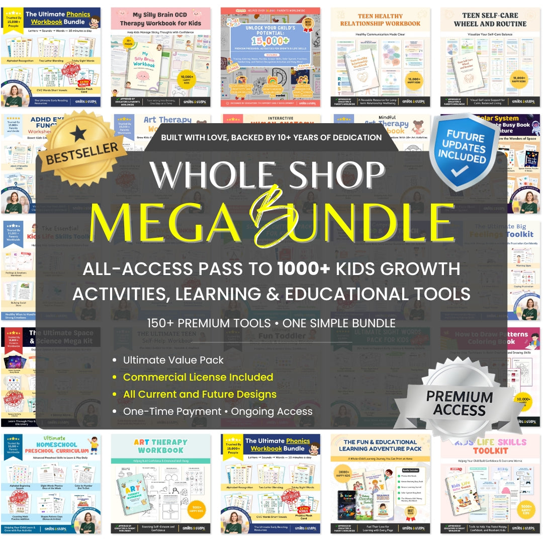 The Whole Shop Learning Bundle – Unlock 100+ Educational Tools for Kids | All-in-One Educational Bundle with Complete Homeschool Resource