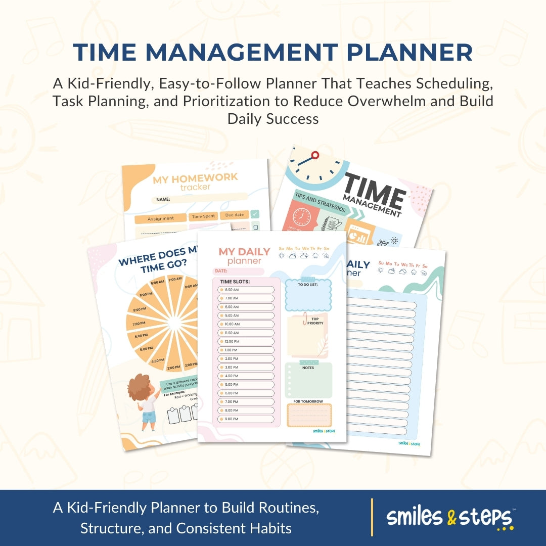 Ultimate ADHD Executive Functioning Bundle for Kids – Build Focus, Confidence & Daily Routines