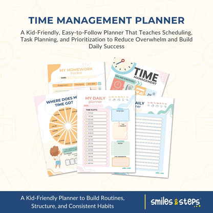 Ultimate ADHD Executive Functioning Bundle for Kids – Build Focus, Confidence & Daily Routines