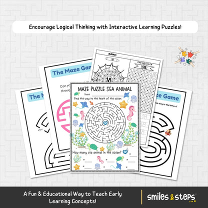 Brain-Boosting Maze Worksheet for kids: Fun & Educational