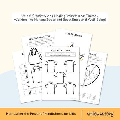 Ultimate Kids Art Therapy Workbook for Emotional Growth & Confidence | Screen-Free Learning for Kids