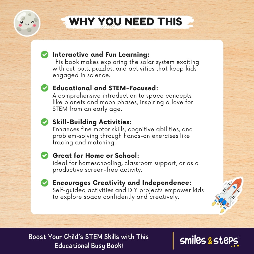 The Ultimate Solar System Busy Book for Kids – Fun STEM Activities to Explore Space & Planets