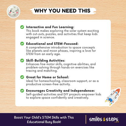 The Ultimate Solar System Busy Book for Kids – Fun STEM Activities to Explore Space & Planets