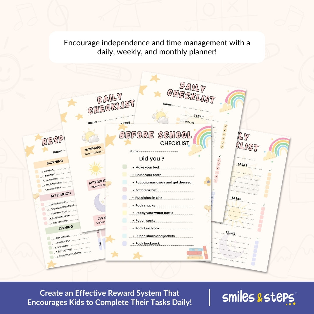 Ultimate Chore Chart for Kids – Build Responsibility & Routines with Smiles, Not Struggles.