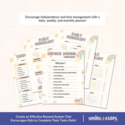 Ultimate Chore Chart for Kids – Build Responsibility & Routines with Smiles, Not Struggles.