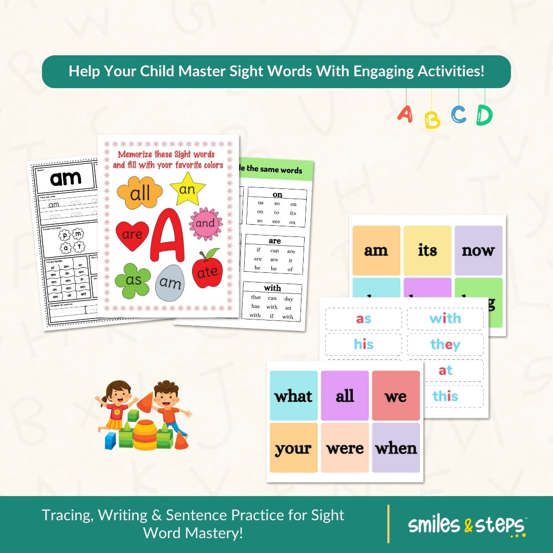 Ultimate Sight Words Pack for Kids: 20+ Tools for Early Literacy & Fluency