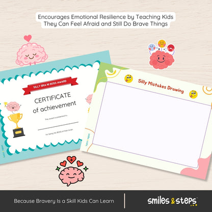 My Silly Brain OCD Therapy Workbook for Kids – Brave Thoughts Toolkit