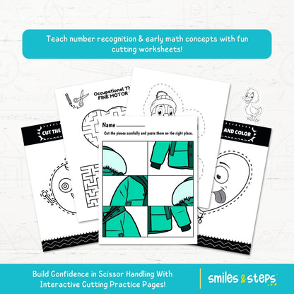 Ultimate Scissor Cutting Pack for Kids – Build Fine Motor Skills, Focus & Confidence