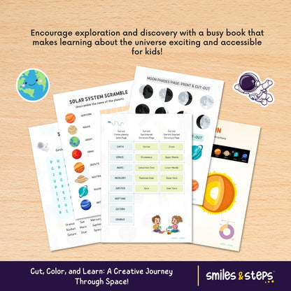 The Ultimate Solar System Busy Book for Kids – Fun STEM Activities to Explore Space & Planets