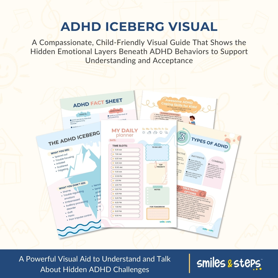 Ultimate ADHD Executive Functioning Bundle for Kids – Build Focus, Confidence & Daily Routines