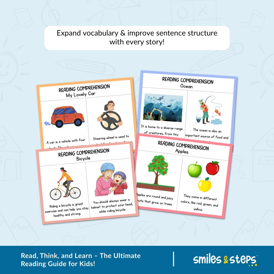 Complete Reading Comprehension Pack for Kids 15+ Tools for Better Reading & Understanding