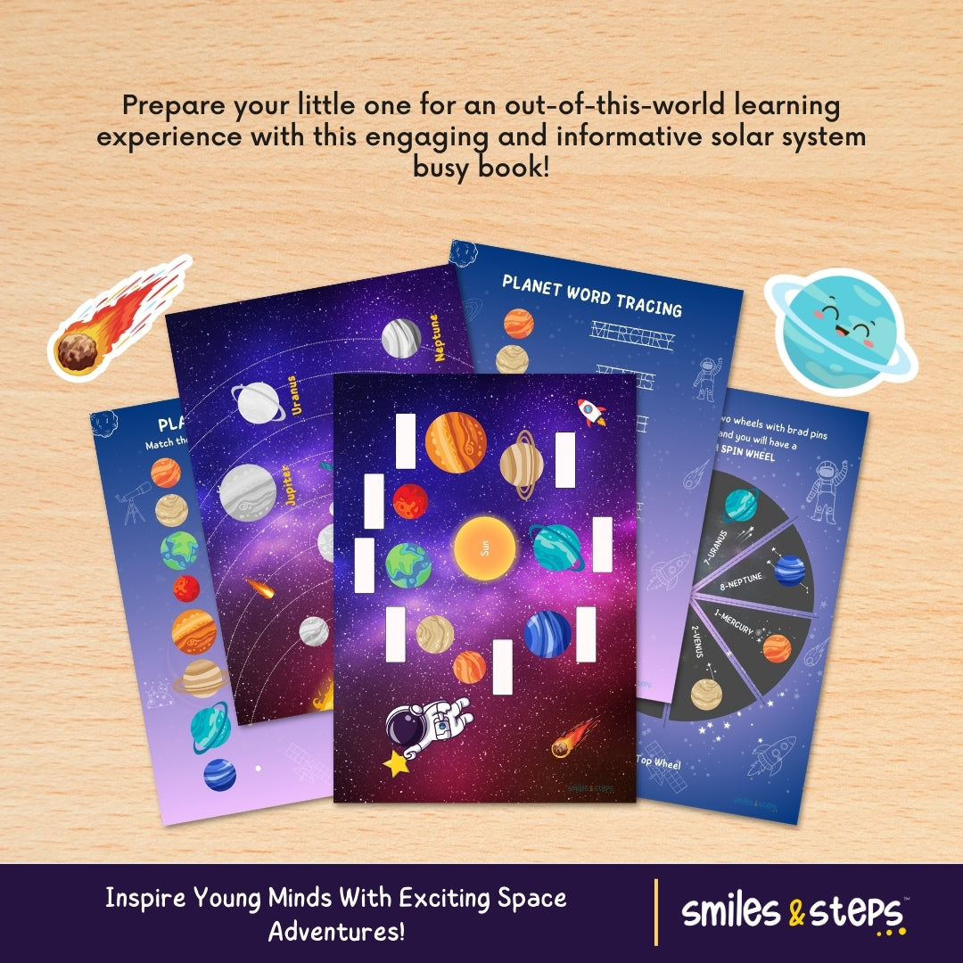 The Ultimate Solar System Busy Book for Kids – Fun STEM Activities to Explore Space & Planets