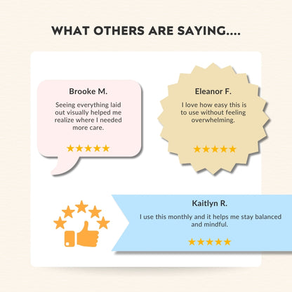 Teen Self-Care Wheel and Routine – Visual Balance for Calm, Healthy Habits