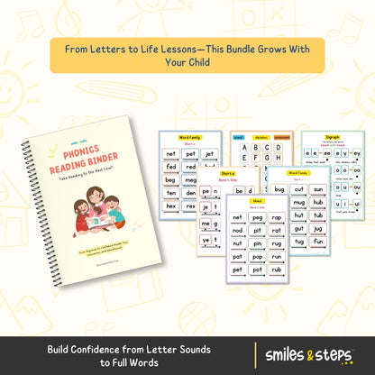 The Fun & Educational Learning Adventure Bundle – Includes 5 Expert Workbooks for STEM, Phonics, Space, Nature & Life Skills