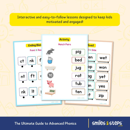 The Ultimate Phonics Workbook Bundle | CVC Words & Sight Words | Read, Blend & Smile