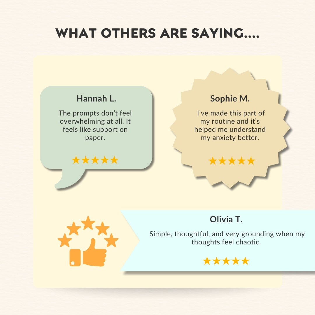 Teen Anxiety Journal - Calm Racing Thoughts & Feel Grounded Again