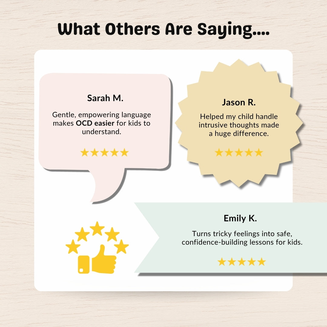 My Silly Brain OCD Therapy Workbook for Kids – Brave Thoughts Toolkit