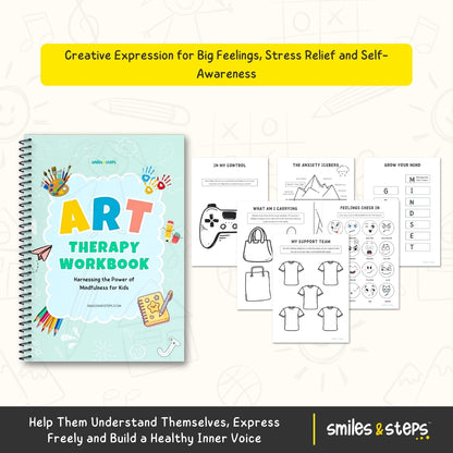 The Creative Growth & Teen Self-Help 5 Workbook Pack | 5-in-1 Bundle for Confidence, Calm, Life Skills & Art Therapy