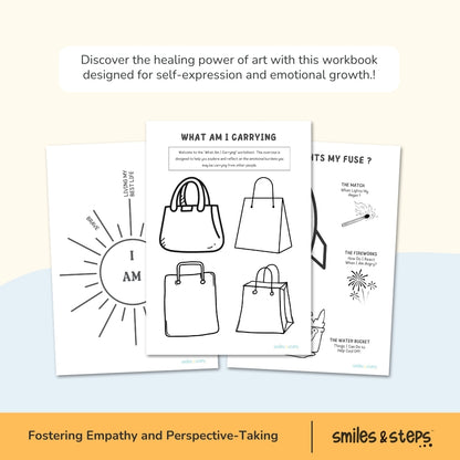 Ultimate Kids Art Therapy Workbook for Emotional Growth & Confidence | Screen-Free Learning for Kids