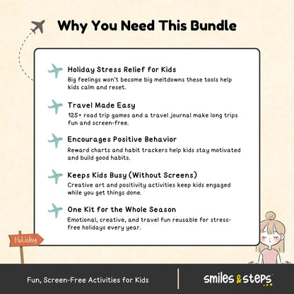 Holiday Calm Kit – Big Feelings, Travel Games & Reward Charts